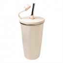 PREMO ストロー付真空タンブラー500ml(カラー:オフホワイト)(1個1,045円)