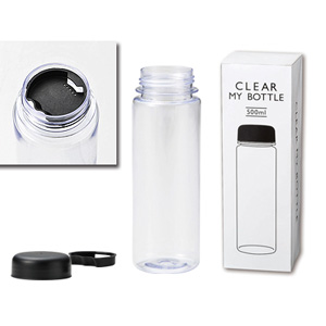 クリアマイボトル500ml(1個180円)