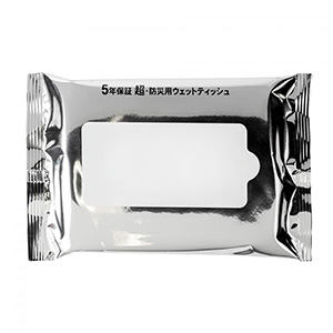 5年保証防災用ウェットティッシュ20枚(1個327.8円)