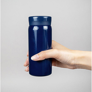 ハンディ真空ステンレスボトル200ml( ネイビー)(1個418円)