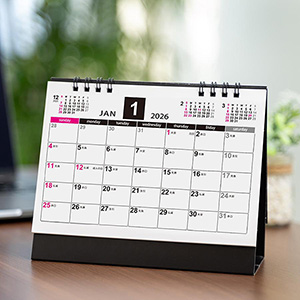 シンプルスケジュール卓上カレンダー(1個110円)