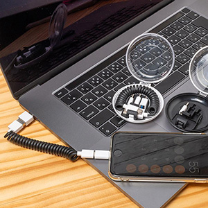 マルチ充電コイルケーブル(1個437.8円)